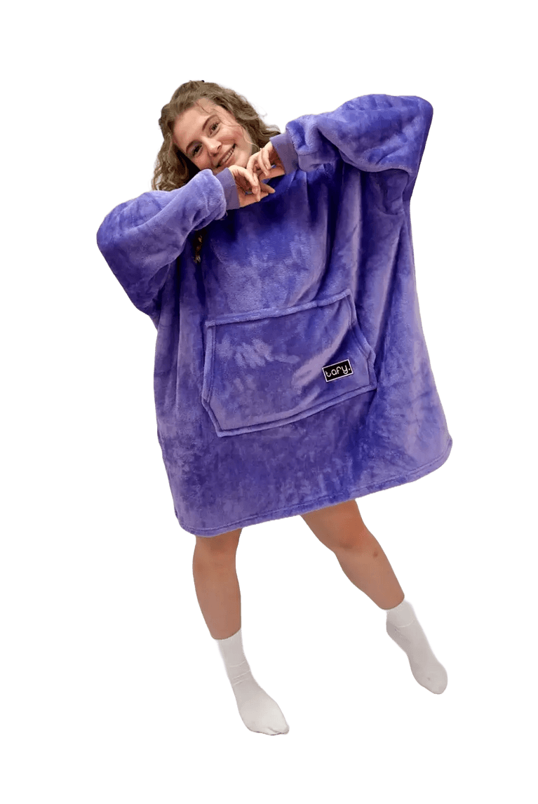 Mikinová deka Tafy – fialová