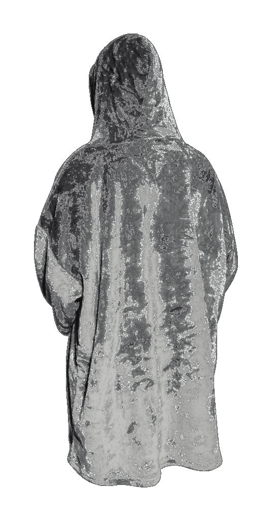 Mikinová deka Tafy – sivá
